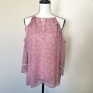 🍂 Lauren Conrad Boho Floral Shirt